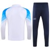 SSC Napoli Quarter Zip Training Huppari Suits 2023-24 Valkoinen - Miesten